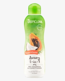 Tropiclean Papaya And Coconut Luxurious 2 In 1 Shampoo - Tropiclean Dog Shampoo, HD Png Download, Free Download