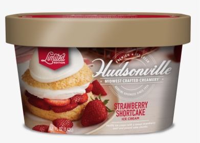 Strawberry Shortcake Carton - Hudsonville Ice Cream 48 Oz, HD Png Download, Free Download