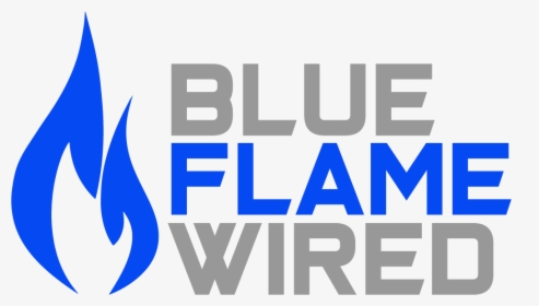 Blue Flame Wired - Graphic Design, HD Png Download, Free Download