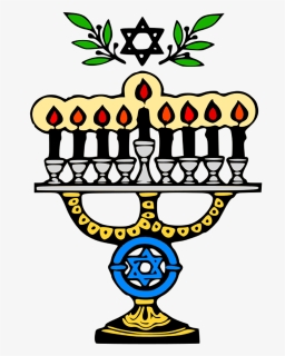 Menorah, Candelabra, Candelabrum, Candle, Hannukah - Hanukkah 2019 Colouring Pages, HD Png Download, Free Download