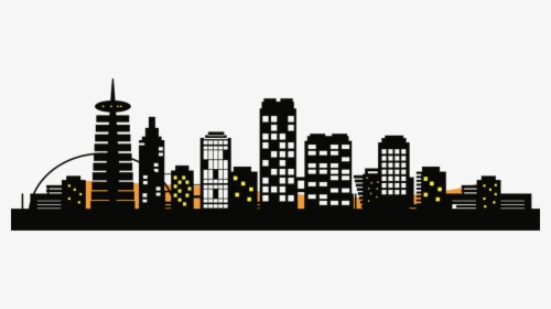 City Silhouette Vector Png, Transparent Png, Free Download