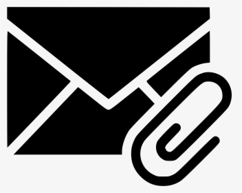 Envelope Attachment Paper Clip - Symbole E Mail Png, Transparent Png, Free Download
