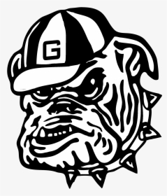 Georgia Bulldog Drawing Bulldogs Transparent Clipart - Transparent Georgia Bulldog Png, Png Download, Free Download