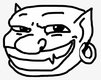 Easy Fix I Drew A Troll With No Effort In A Few Seconds - Troll Face Non Transparent, HD Png Download, Free Download