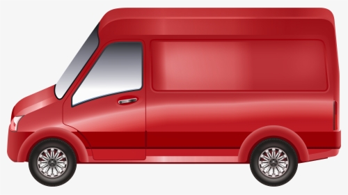 Red Van Png Clip Art - Van Clipart, Transparent Png, Free Download
