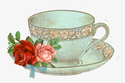 Transparent Vintage Tea Cup Png - Vintage Tea Cup Png, Png Download, Free Download