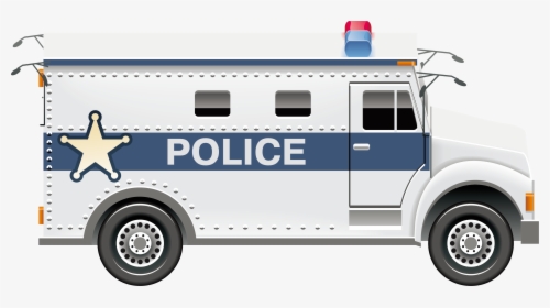 Police Van Cliparts - Clip Art Police Van, HD Png Download, Free Download
