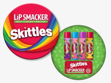 Tin Collection - Skittles - Lip Smacker Skittles, HD Png Download, Free Download