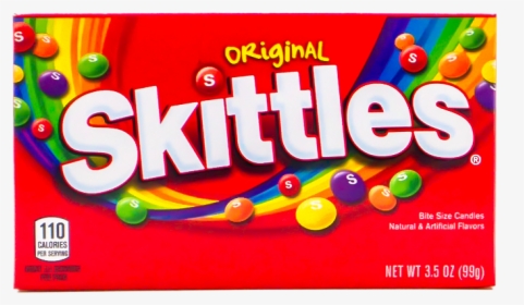 Original Skittles Theater Box - Skittles In A Box, HD Png Download, Free Download