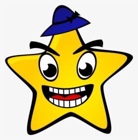 Free Starry Night - Funny Star Clipart, HD Png Download, Free Download