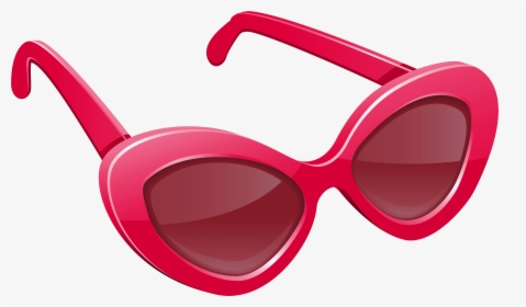 Hearts Clipart Sunglass - Pink Sunglasses Png, Transparent Png, Free Download