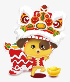 Chinese New Year Dog New Years Eve New Years Day - Lion Dance Free Vector, HD Png Download, Free Download
