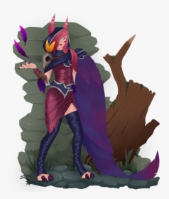 Yasumitora Xayah, From Lol , Png Download - Illustration, Transparent Png, Free Download