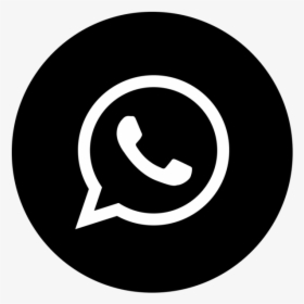Whatsapp Icono Negro - Whatsapp Icon Vector Png, Transparent Png, Free Download