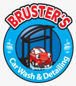 Brusters Car Wash Detailing-logo - Brusters Car Wash Logo, HD Png Download, Free Download
