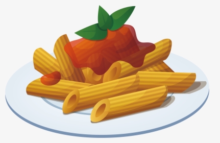 Picture Freeuse Library Italian Cuisine Pizza Tomato - Penne Pasta Cartoon, HD Png Download, Free Download