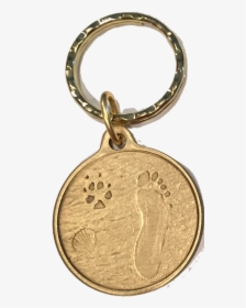 Always By My Side Dog Pet Paw Print Footprint Beach - Keychain, HD Png Download, Free Download