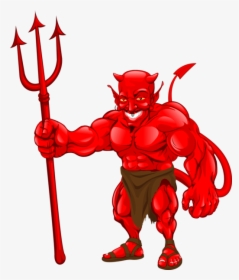 Transparent Demon Png - Devil Holding Sign, Png Download, Free Download