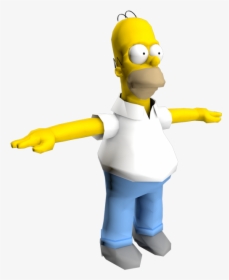 Simpsons Hit And Run Homer, HD Png Download, Free Download