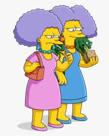 The Simpsons Movie Clipart Homer Simpson - Selma Y Patty Simpson, HD Png Download, Free Download