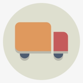 Circle Icons Truck - Truck Png Icon Circle, Transparent Png, Free Download