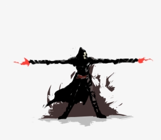 Reaper Mini Overwatch By Kermithermit97 - Fanart Overwatch Reaper Png, Transparent Png, Free Download