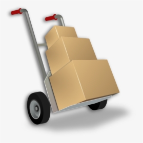 Dolly Hand Truck Clip Art - Hand Truck Clipart, HD Png Download, Free Download