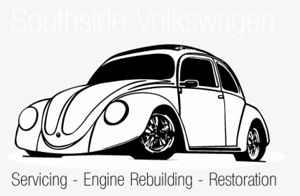 Southside Volkswagen Logo Black And White - Vector Logo Volkswagen Beetle, HD Png Download, Free Download