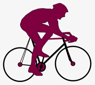 Riding Bicycle Illustration Png, Transparent Png, Free Download