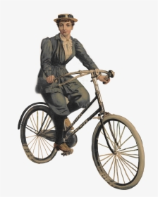 Transparent Vintage Woman Png - Png Vintage Cycle, Png Download, Free Download