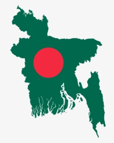 Bangladesh Flag Png - Bangladesh Map Flag Png, Transparent Png, Free Download