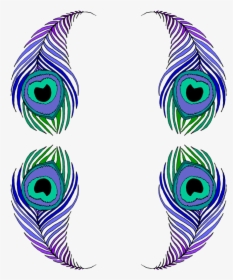 Peacock Feather For Coloring Clipart , Png Download, Transparent Png, Free Download