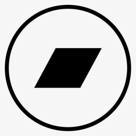 Bandcamp Button Circle Line Black - Black And White Mail Logo, HD Png Download, Free Download