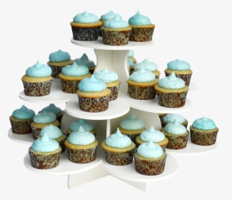 Flower Cupcake Stand - It's A Boy Cupcakes, HD Png Download, Free Download