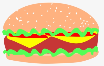 Vegan Hamburger - Inkscape Sandwich, HD Png Download, Free Download