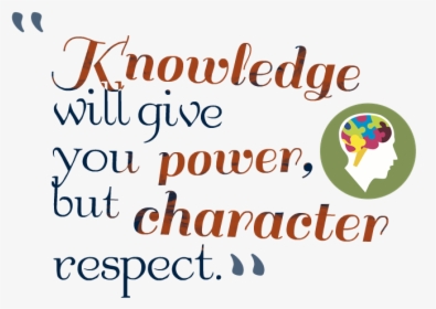 Knowledge Quotes Png Image - Graphic Design, Transparent Png, Free Download