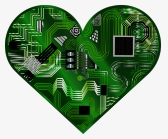 Graphic, Heart, Component, Component Heart, Tech - Things That Can Harm The Computer, HD Png Download, Free Download