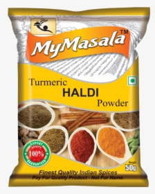 Haldi Powder / Turmeric Powder - Lal Mirch Packet Png, Transparent Png, Free Download