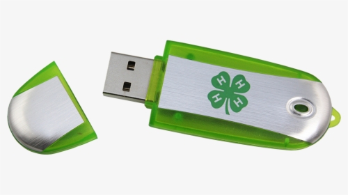 4 H Two Tone 4gb Flash Drive - 4-h, HD Png Download, Free Download