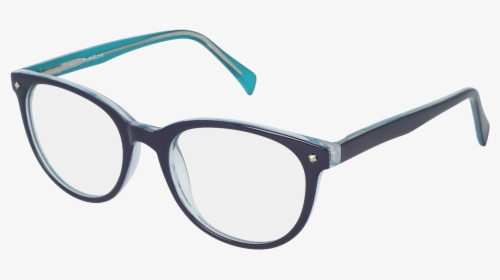 T T & L 10 Women"s Eyeglasses - Blue And Brown Glasses Women, HD Png Download, Free Download