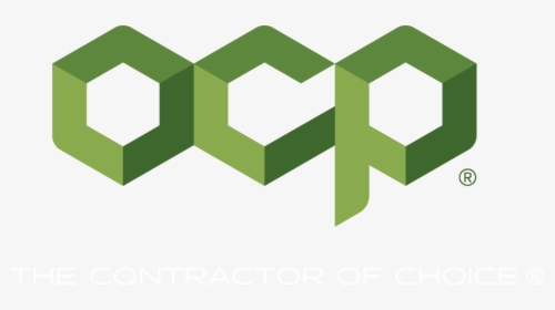 Ocp Green White Text - Ocp Contractors Ohio Logo, HD Png Download, Free Download
