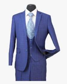 Premium Wool Blend Suit Slim Fit 3 Piece In French, HD Png Download, Free Download