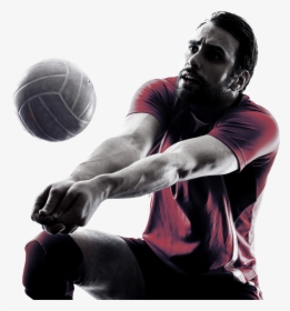 Transparent Mean Football Player Clipart - Volleyball Player, HD Png Download, Free Download