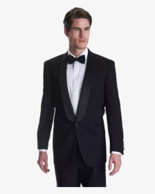 Black Tuxedo Suit Png Background - Black Suit Shawl Lapel, Transparent Png, Free Download