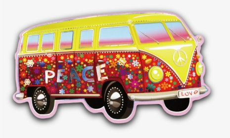 Hippie Bus Png Picture Black And White Stock - Hippie Van White Background, Transparent Png, Free Download