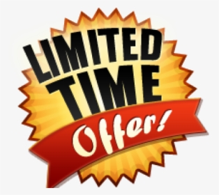 Limited Offer Png Transparent Images - Limited Time Only Png, Png Download, Free Download