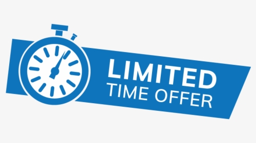 Blue Limited Time Offer, HD Png Download, Free Download