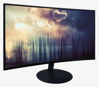 Ultra-thin 24 Inch Frameless Widescreen Monitor Gaming - Widescreen Monitor Png, Transparent Png, Free Download