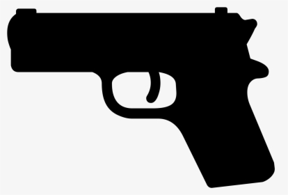 Gun Emoji , Png Download - Gun Silhouette, Transparent Png, Free Download