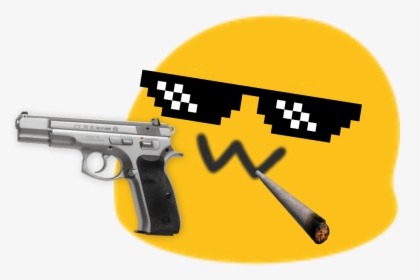 Gangstablob Discord Emoji - Cz 75 Nickel, HD Png Download, Free Download